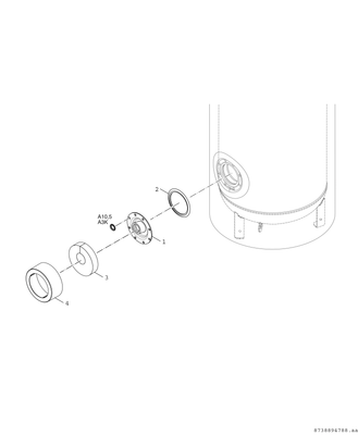 Bosch / Junkers Zubehör, für Warmwasserspeicher E-Montage-Kit Revisionsöffnung d>700 mm Bild 4