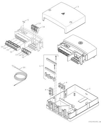 Bosch / Junkers Universal-Reglermodul MU 100 EMS2-Modul, für FlowControl und 0-10 V Bild 3