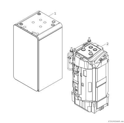 Bosch / Junkers Wärmepumpenspeicher SWDP 200 O 2 C Edelstahlspeicher, 1199 x 600 x 610, Farbe transparent Bild 2
