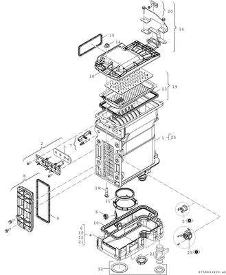Bosch / Junkers Gas-Brennwertgeraet, wandhaengend Condens GC7000iW 35 C 23/21, Farbe weiß Bild 4
