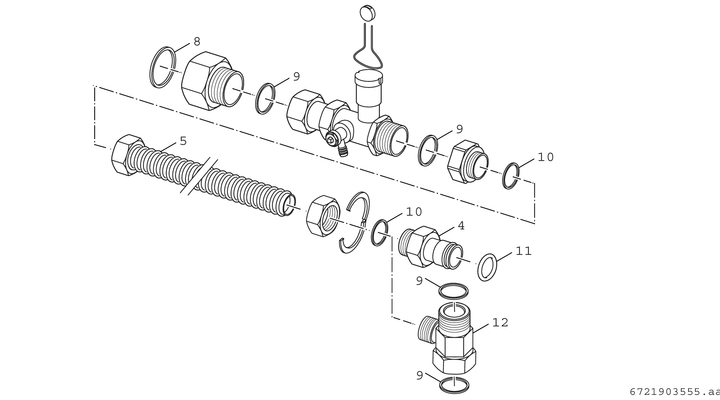 Bosch / Junkers Anschluss-Set MAG extern CS 29-1, zum Anschluss MAG, für CS5300i WM Bild 3