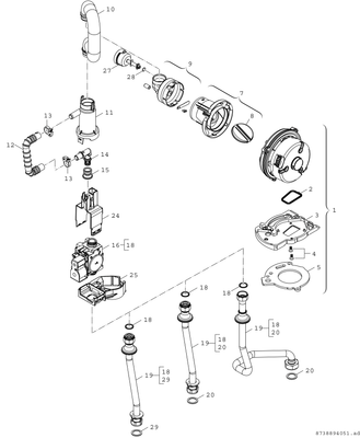 Bosch / Junkers Gas-Brennwertgeraet, wandhaengend Condens GC7000iW 14-1 21, Farbe weiß Bild 5