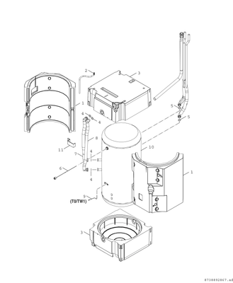 Bosch / Junkers Hydraulikeinheit AWMS 17 Stücklistenkomponente Monobl.-Wärmepumpe Bild 6