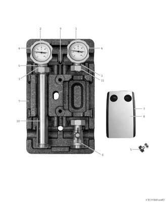 Bosch / Junkers Heizkreis-Set WWM 32, DN 32, ohne Mischer, 300 x 260 x 430 mm Bild 4