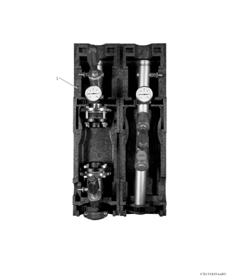 Bosch / Junkers Zubehör, für Luftwaermepumpen WWM 50 Heizkreis-Set, ohne Mischer, 270 x 1008 x 700 mm Bild 4