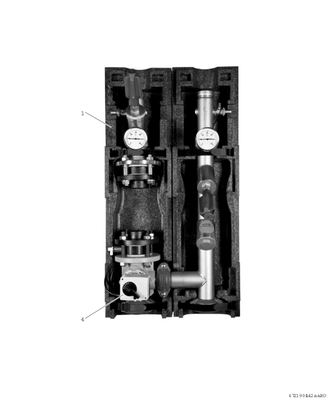 Bosch / Junkers Zubehör, für Luftwaermepumpen MMH 50 Heizkreis-Set, mit Mischer, 270 x 1000 x 700 mm Bild 4
