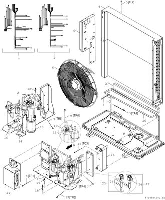 Bosch / Junkers Luftwaermepumpe CS7000iAW 7 IR-S Wärmepumpe zur Innenaufstellung Bild 5
