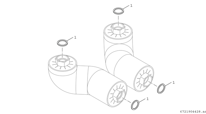 Bosch / Junkers Anschluss-Set HF-HY-B25, zur Erweiterung des HF-SetHYC25 Bild 4