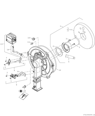 Bosch / Junkers Installationszubehör Umrüstset, für OC8000 19/25 kW auf 22 kW Gasbetrieb Bild 5