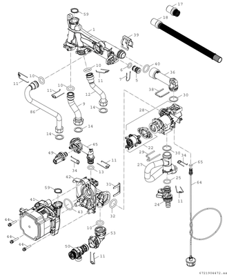 Bosch / Junkers Gas-Brennwertgeraet, Condens GC5300iW 24 P 23, Speicheran, wandhaeng, 780 x 440 x 365 mm, Farbe weiß Bild 7