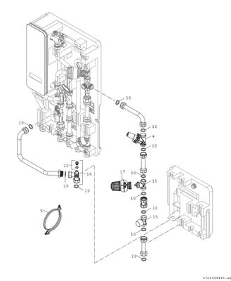 Bosch / Junkers Zubehör, für Wohnungsstationen Modul ungemischter HK, mit DDR & RTL Bild 3