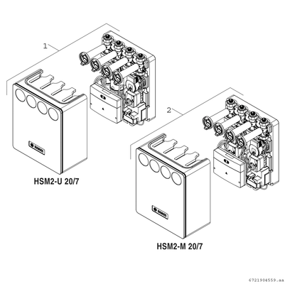 Bosch / Junkers Installationszub. HSM2-U20 / 7 MM200 Schnellmontageset, für 2 Heizkreise+MM200 Bild 3