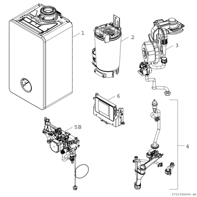Bosch / Junkers Gas-Brennwertgeraet Condens GC5800iW 24 P 23, Speicheran, wandhaeng, 780 x 440 x 365 mm, Farbe weiß Bild 3