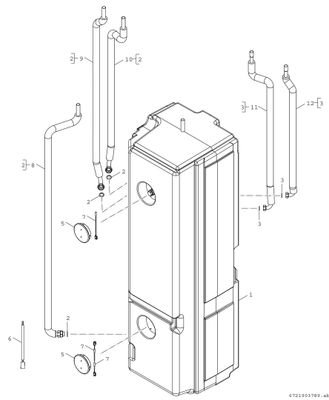 Bosch / Junkers Wärmepumpenspeicher SWDP 300 O 2 C Edelstahlspeicher, 1838 x 600 x 610, Farbe transparent Bild 4