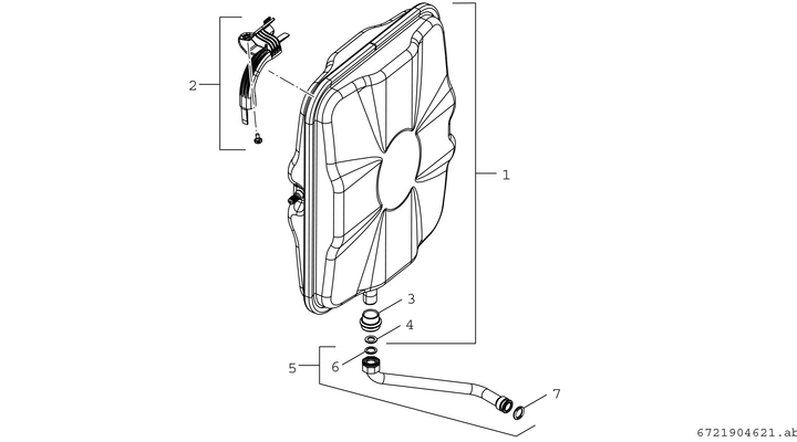 Bosch / Junkers Ausdehnungsgefäss integrierbar, zum Einbau in GC5300i..P Geräte Bild 3