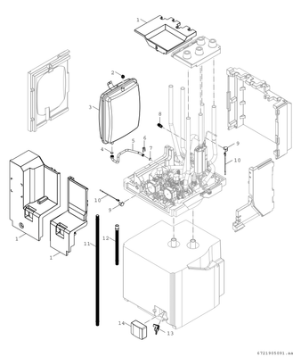 Bosch / Junkers Luft / Wasser-Wärmepumpe Compress CS6800iAW 12 MB, Inneneinh, mit Puffer, 1180 x 600 x 750 mm Bild 6