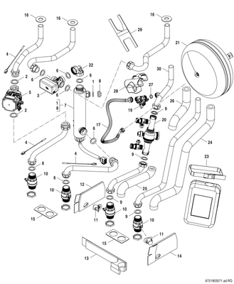 Bosch / Junkers Solewaermepumpe CS7800iLW 8 BHM Unterkomponente von CS7800iLW 8 MB, 1180 x 800 x 800 mm Bild 5