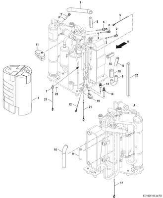 Bosch / Junkers Monoblock-Ausseneinheit AW 12 OR-T Baureihe CS5800 / 6800i AW, 11,6 kW, 1100 x 1350 x 1350 mm Bild 8