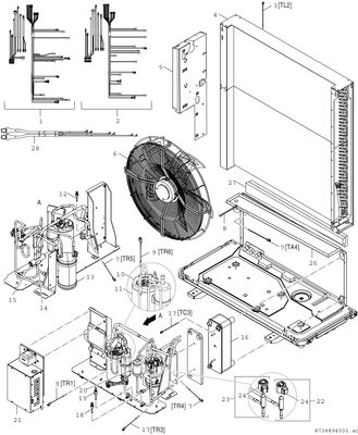 Bosch / Junkers Luftwaermepumpe CS7000iAW 13 IR-T Wärmepumpe zur Innenaufstellung Bild 5