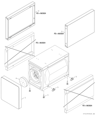 Bosch / Junkers Warmwasserspeicher WH 135-3 P 2 B 652 x 860 x 650, 135 L, liegend, Glasfront Bild 4