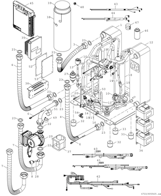 Bosch / Junkers Solewaermepumpe CS7800iLW 8 BHM Unterkomponente von CS7800iLW 8 MB, 1180 x 800 x 800 mm Bild 6