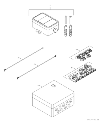 Bosch / Junkers Zusatzmodul ELB-EKR, für Tronic Heat 3500, 0-10 V, 155 x 155 x 230 mm Bild 4