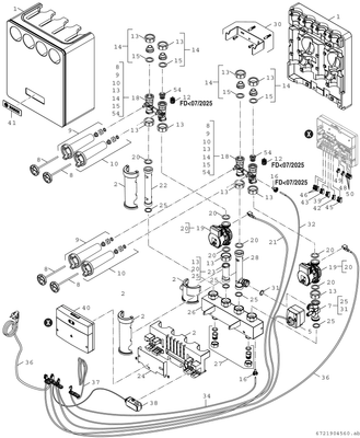 Bosch / Junkers Installationszub. HSM2-U20 / 7 MM200 Schnellmontageset, für 2 Heizkreise+MM200 Bild 4