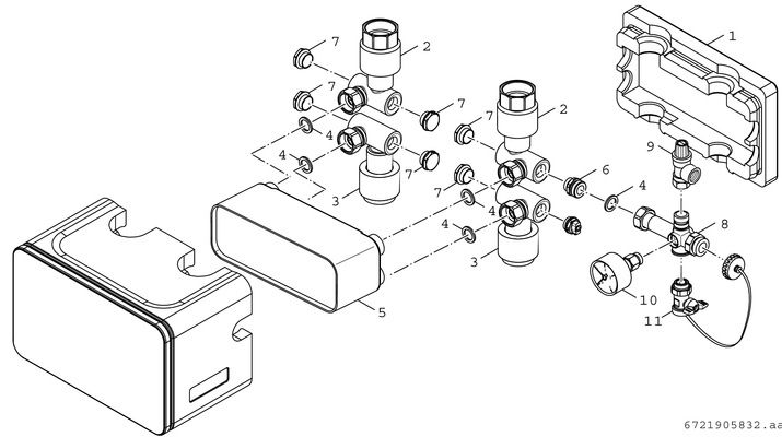 Bosch / Junkers Systemtrennung PWT 28, für Altanlagen Bild 3