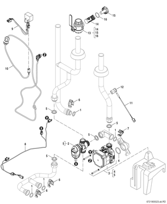 Bosch / Junkers Erweiterungs-Set 2 HK intern, für Puffermodul CSx800iAW 12 MB Bild 3