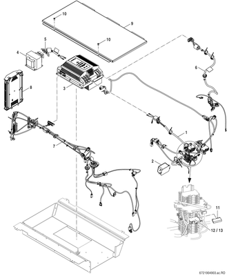 Bosch / Junkers Monoblock-Ausseneinheit AW 4 OR-S Baureihe CS5800 / 6800i AW, 3,9 kW, 800 x 1100 x 540 mm Bild 9