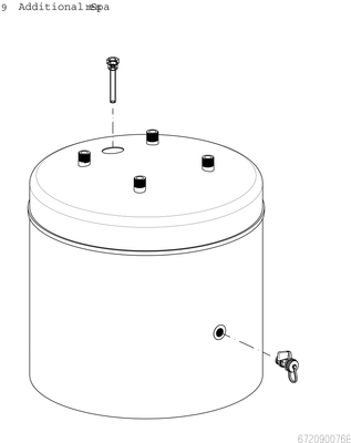 Bosch / Junkers Pufferspeicher PSWK 50 540 x 530, zylindrisch, Nutzinhalt 50 L Bild 2
