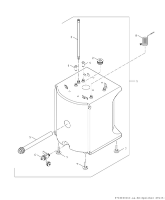 Bosch / Junkers Warmwasserspeicher ST 160-3 E, eckig, 948 x 600 x 640 mm, Farbe weiß Bild 4