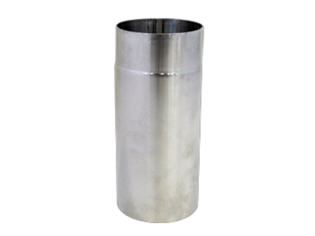Bertrams Abgasrohr Aluminium 130 x, 250 mm, Farbe silberfarben Bild 1