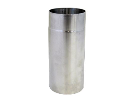 Bertrams Abgasrohr Aluminium 130 x, 250 mm, Farbe silberfarben Bild 2