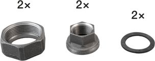 Biral PrimAX / AX / ModulA RED Verschraubungsset, Temperguss, 2" x 1 1/2" Bild 2