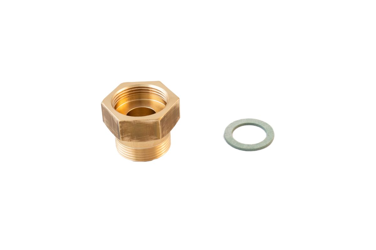 Biral Zwischenstück Typ Z10, 1 1/4" x 1 1/4", (2 x 15), 30 mm, Material Messing Bild 1