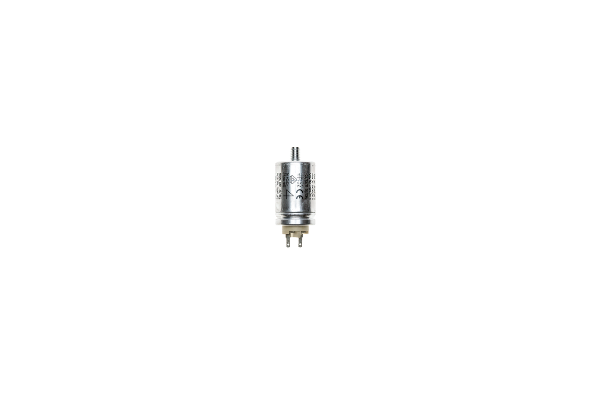 Brötje Körting Kondensator 4miF 400 V db, mit Flachsteckeranschluss Bild 1