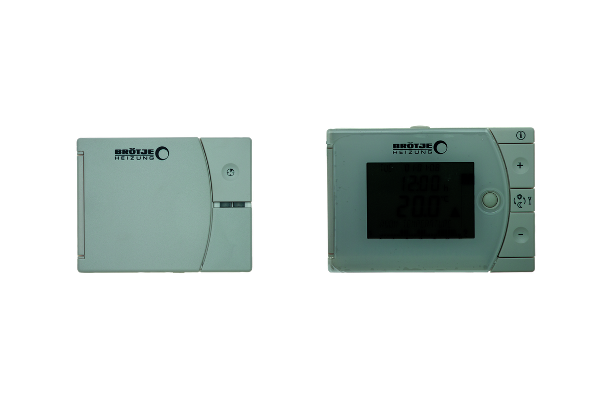 Brötje Raumthermostat Drahtlos (Funk), Farbe braun Bild 1