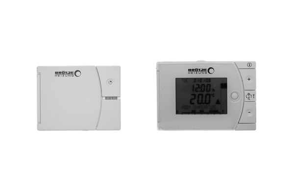 Brötje Raumthermostat Drahtlos (Funk), Farbe braun Bild 2