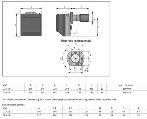 Brötje TurboTherm OZA-1 Öl-Gas Geblaesebrenner Serie B Bild 3