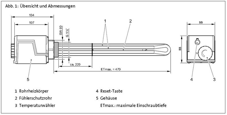 Brötje Zurüst-Satz ZE-EAS 6, für Speicher EAS 300-500 6 kW / 380 V Serie C Bild 3
