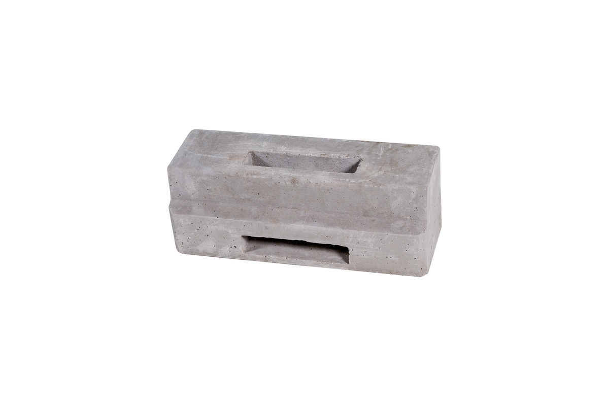 Brötje Lufteinlass-Stein 345 x 127 x 123 HVK 20-50, 123 x 345 x 127 mm, Farbe grau Bild 1