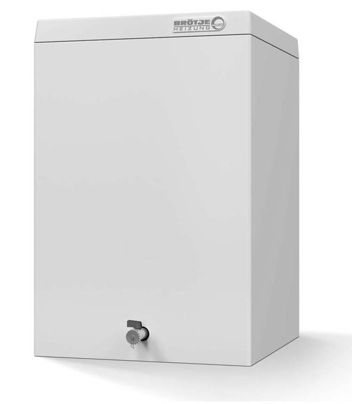 Brötje Unterstellspeicher BS 160 C 160L, für wandhaengende Heizgeraete, 560 mm, Farbe weiß Bild 1