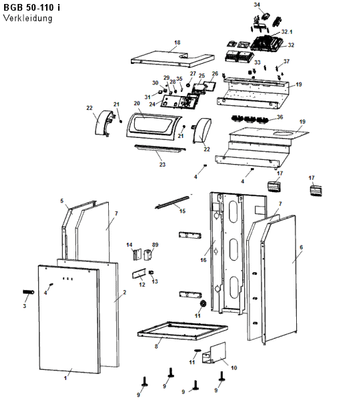 Brötje Gas-Brennwertkessel BGB 50 I, E-Gas, Farbe weiß Bild 2