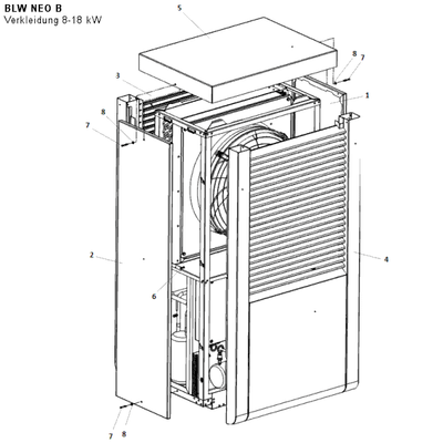 Brötje Innenteil, für BLW NEO PB 18 B Powerbox, 600 x 600 x 201 mm Bild 2