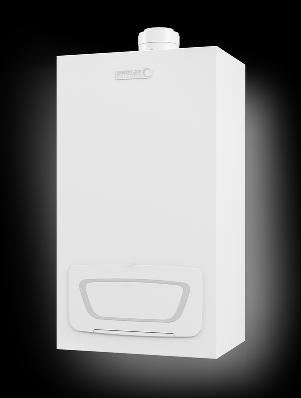 Brötje Gas-Brennwertwandkessel WGB-C 20/24 I, LL-Gas, Farbe weiß Bild 1