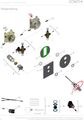 Conti Rosette Piezo-Taster D 48 mm, Messing, Farbe silberfarben Bild 7
