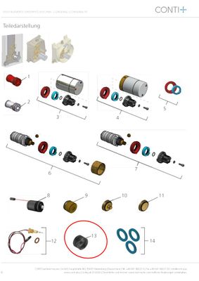 Conti Durchflussmengenregler 3,0 l Bypass, Farbe Schwarz GHRC Bild 2