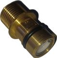 Conti Steckanschluss 9l, Für Brausekopf SHORTY / VESUV / GOLF /, Farbe grau Bild 1