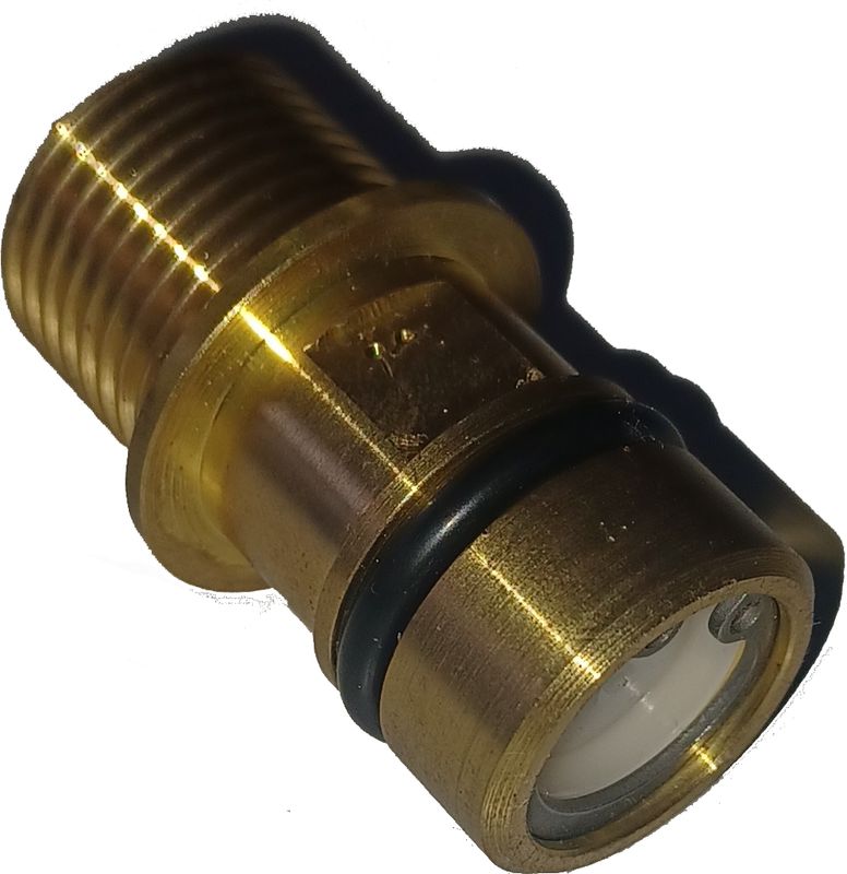 Conti Steckanschluss 9l, Für Brausekopf SHORTY / VESUV / GOLF /, Farbe grau Bild 1